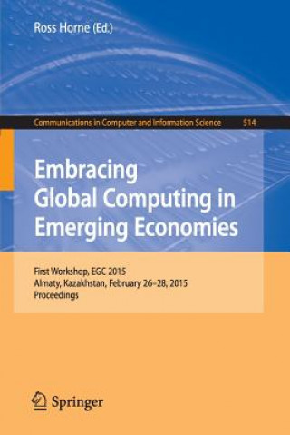 Knjiga Embracing Global Computing in Emerging Economies Ross Horne