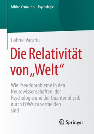 Knjiga Die Relativitat Von "Welt" Gabriel Vacariu