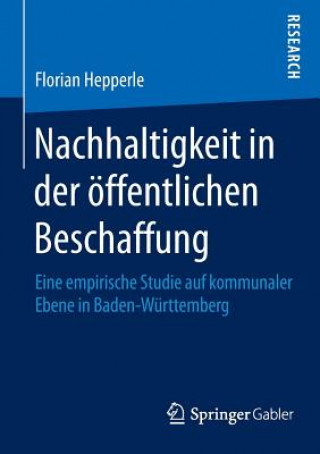 Buch Nachhaltigkeit in der oeffentlichen Beschaffung Florian Hepperle