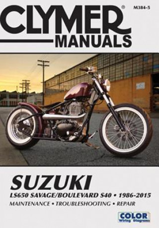 Kniha Clymer Suzuki Ls650 Savage/Boulevard S40 Anon