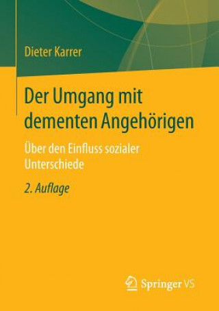 Carte Der Umgang Mit Dementen Angehoerigen Dieter Karrer