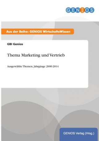 Książka Thema Marketing und Vertrieb Gbi Genios