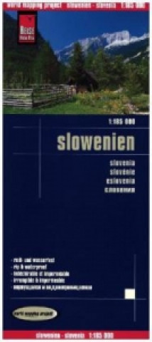 Nyomtatványok Reise Know-How Landkarte Slowenien / Slovenia (1:185.000) 