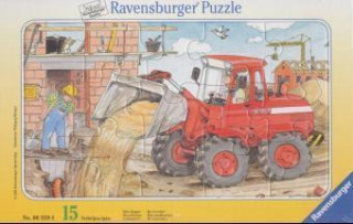 Igra/Igračka Ravensburger Kinderpuzzle - 06359 Mein Bagger - Rahmenpuzzle für Kinder ab 3 Jahren, mit 15 Teilen Wolfgang Metzger