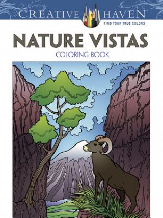 Carte Creative Haven Nature Vistas Coloring Book Jeremy Elder