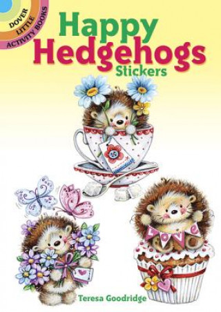 Buch Happy Hedgehogs Stickers Teresa Goodridge