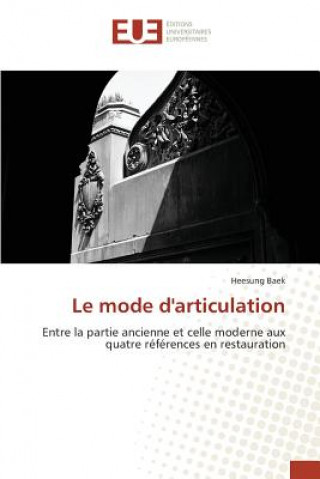 Buch mode d'articulation Baek Heesung