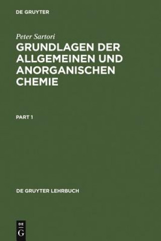 Książka Grundlagen Der Allgemeinen Und Anorganischen Chemie Peter Sartori