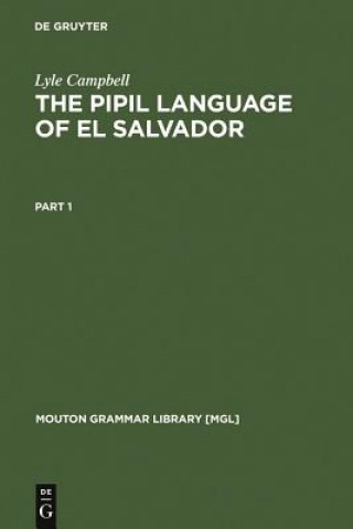 Kniha Pipil Language of El Salvador Lyle Campbell