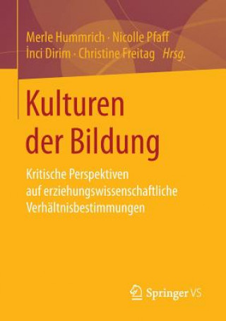 Könyv Kulturen Der Bildung Merle Hummrich
