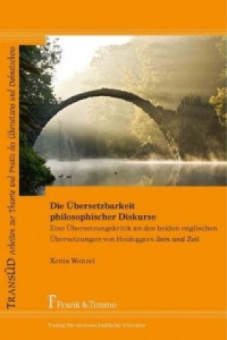 Buch Die Übersetzbarkeit philosophischer Diskurse Xenia Wenzel