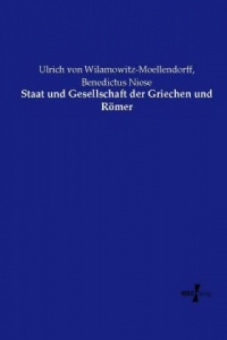Carte Staat und Gesellschaft der Griechen und Römer Ulrich von Wilamowitz-Moellendorff