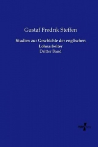 Kniha Studien zur Geschichte der englischen Lohnarbeiter Gustaf Fredrik Steffen