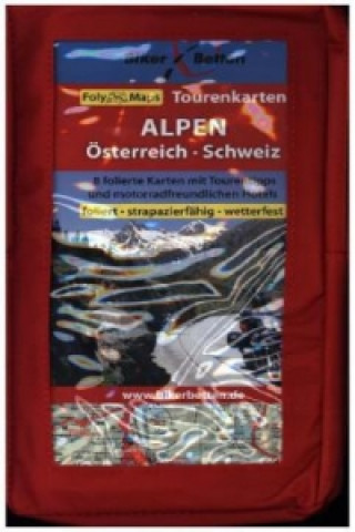 Printed items Tourenkarten Set ALPEN Österreich Schweiz (FolyMaps) 