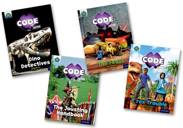 Książka Project X CODE Extra: Turquoise Book Band, Oxford Level 7: Castle Kingdom and Forbidden Valley, Mixed Pack of 4 Ian MacDonald