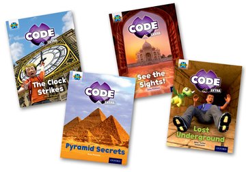 Könyv Project X CODE Extra: Purple Book Band, Oxford Level 8: Wonders of the World and Pyramid Peril, Mixed Pack of 4 Mara Bergman