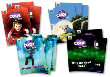 Book Project X CODE Extra: Gold Book Band, Oxford Level 9: Marvel Towers and CODE Control, Class pack of 12 Elen Caldecott