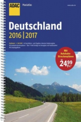 Carte ADAC MaxiAtlas Deutschland 2016/2017 1:150 000 