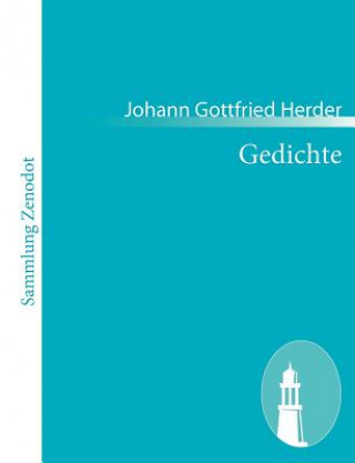 Książka Gedichte Johann Gottfried Herder