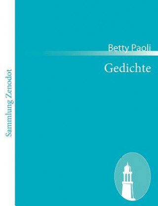 Livro Gedichte Betty Paoli