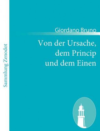 Carte Von der Ursache, dem Princip und dem Einen Giordano Bruno