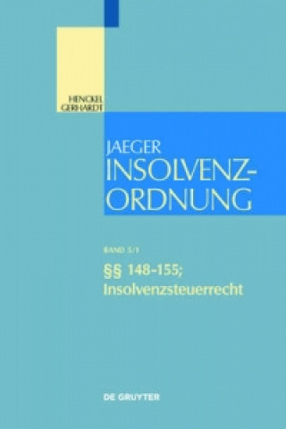 Kniha 148-155; Insolvenzsteuerrecht Diederich Eckardt
