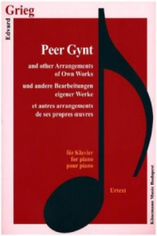 Materiale tipărite Peer Gynt Edvard Grieg