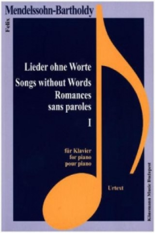 Kniha Lieder ohne Worte. Bd.1 