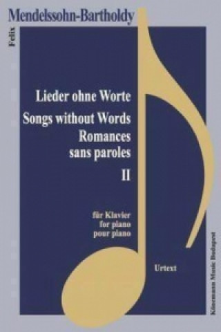 Tlačovina Lieder ohne Worte. Bd.2 