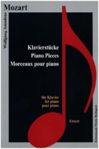 Tiskani izdelki Klavierstücke Wolfgang Amadeus Mozart