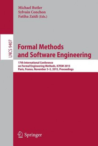 Könyv Formal Methods and Software Engineering Michael Butler