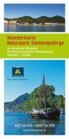 Tiskovina Wanderkarte Naturpark Siebengebirge Tourismus Siebengebirge GmbH