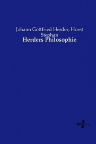 Buch Herders Philosophie Johann Gottfried Herder