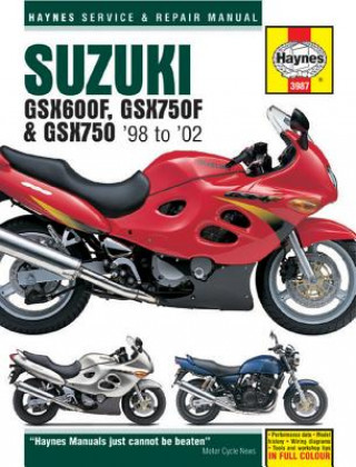 Livre Suzuki GSX600 & 750 Haynes Publishing