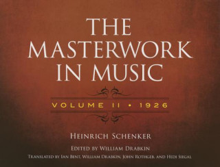 Carte Masterwork in Music Heinrich Schenker