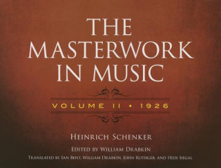 Kniha Masterwork in Music Heinrich Schenker