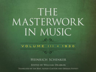 Kniha Masterwork in Music Heinrich Schenker