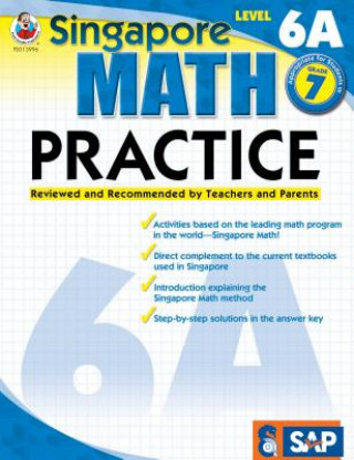 Книга Singapore Math Practice, Level 6A Grade 7 Frank Schaffer Publications