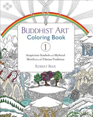 Kniha Buddhist Art Coloring Book 1 Robert Beer