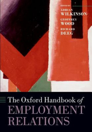 Buch Oxford Handbook of Employment Relations Adrian Wilkinson