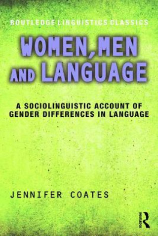 Könyv Women, Men and Language Jennifer Coates