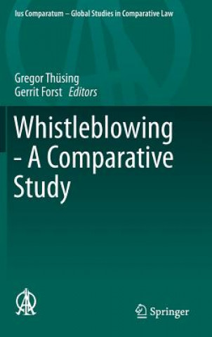Книга Whistleblowing - A Comparative Study Gregor Thüsing