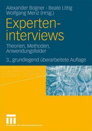 Boek Experteninterviews Alexander Bogner