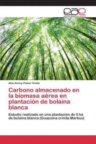 Könyv Carbono almacenado en la biomasa aerea en plantacion de bolaina blanca Paima Tirado Alan Kenny