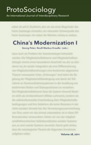 Libro China's Modernization I Georg Peter