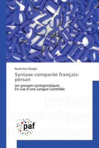 Kniha Syntaxe Comparee Francais-Persan Sharghi-N