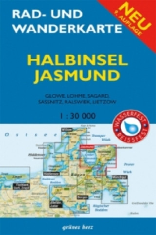 Nyomtatványok Rad- und Wanderkarte Halbinsel Jasmund 