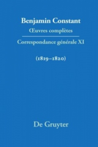 Kniha Correspondance generale 1819-1820 Cecil P. Courtney