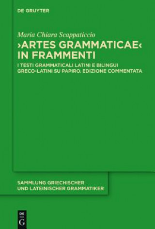 Könyv Artes Grammaticae in Frammenti Maria Chiara Scappaticcio