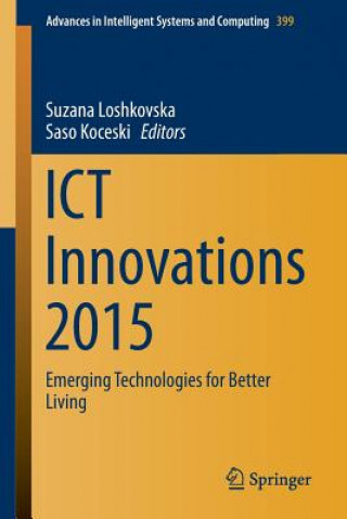 Kniha ICT Innovations 2015 Suzana Loshkovska